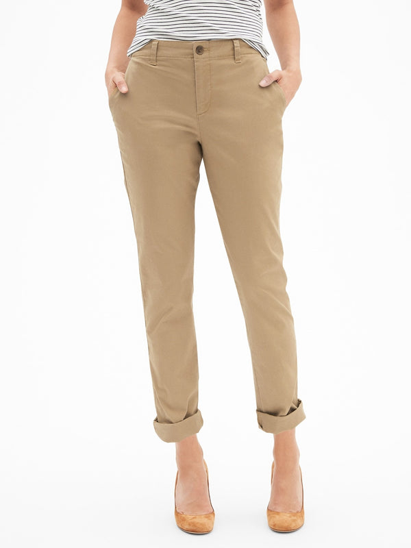 Girlfriend Khakis in Stretch Twill